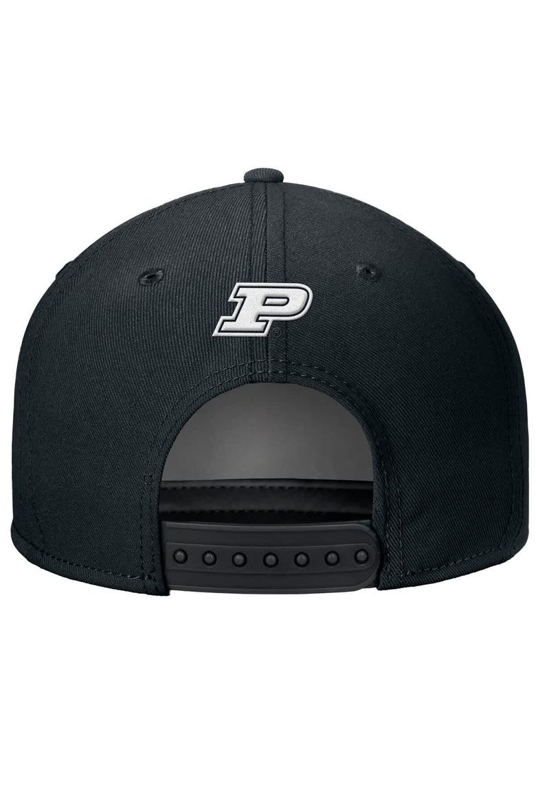 Men's Nike Black Purdue Boilermakers Rise Adjustable Hat, Alternate, color, Black