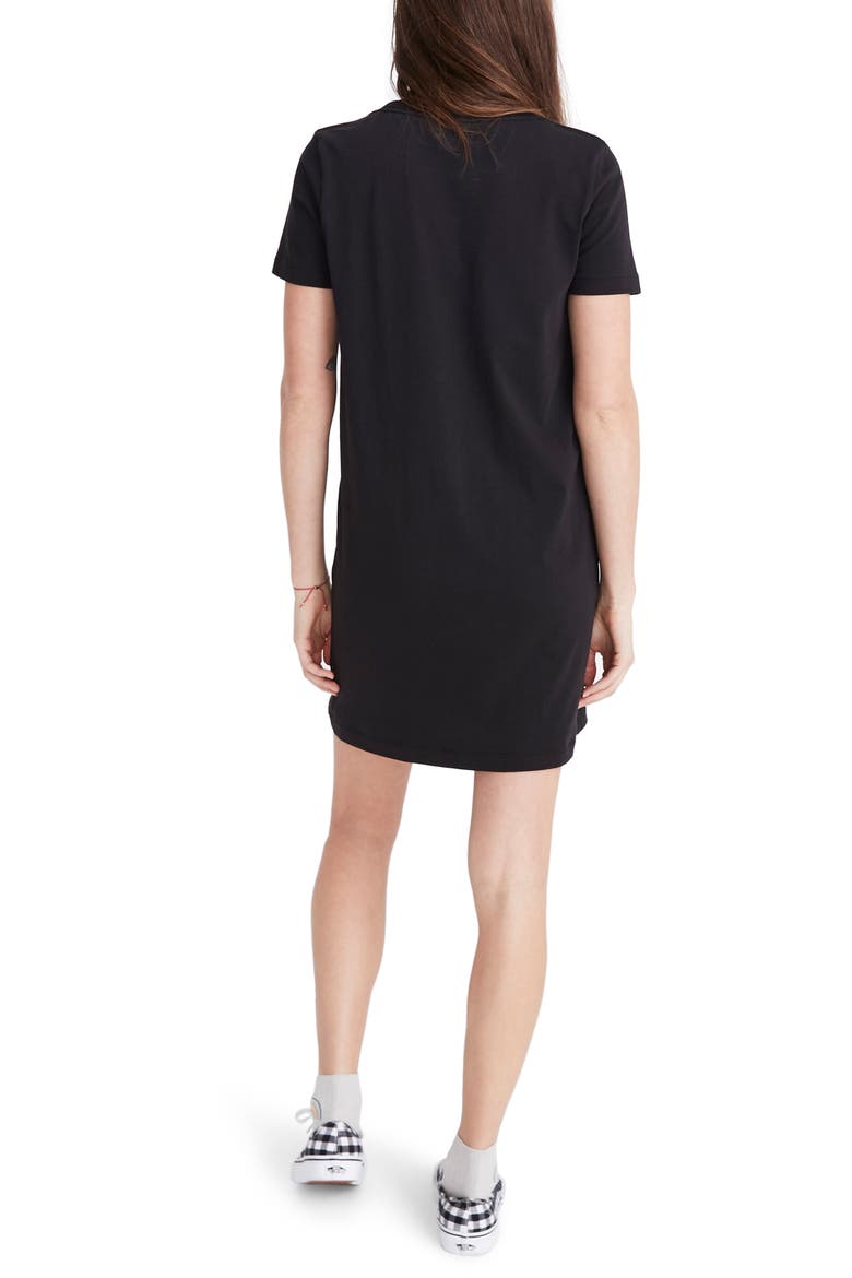Tee Dress, Alternate, color, TRUE BLACK