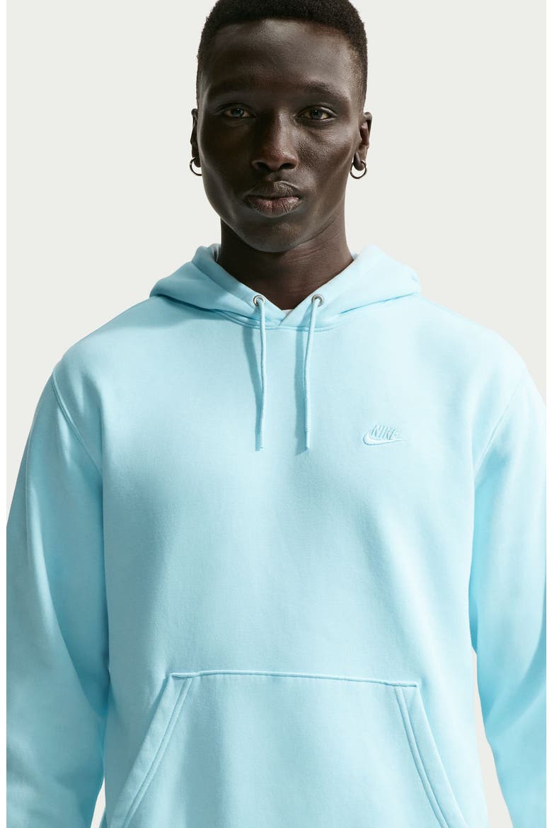 Club Fleece Hoodie, Alternate, color, GLACIER BLUE/ GLACIER BLUE