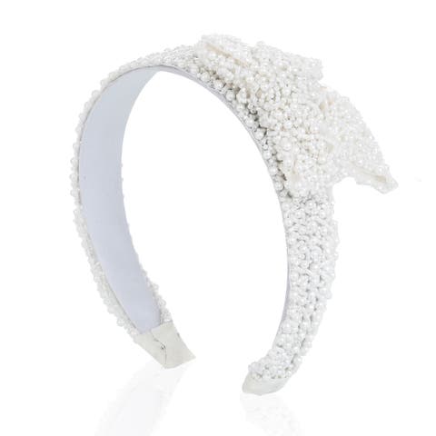 Pearl Bow Headband