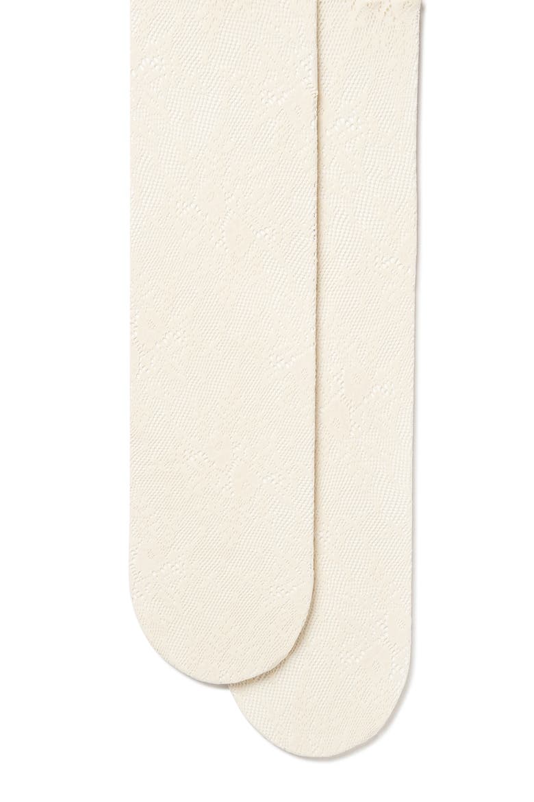 Rose Lace Tights, Alternate, color, IVORY