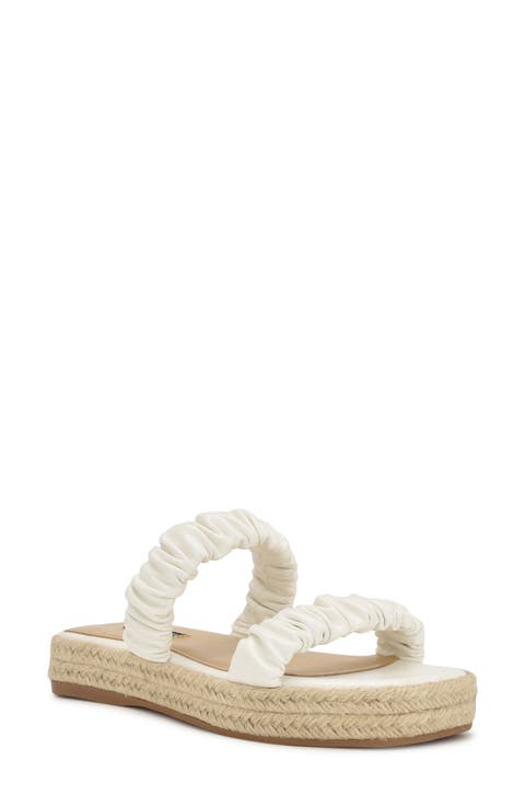 Peacock Espadrille Platform Sandal
