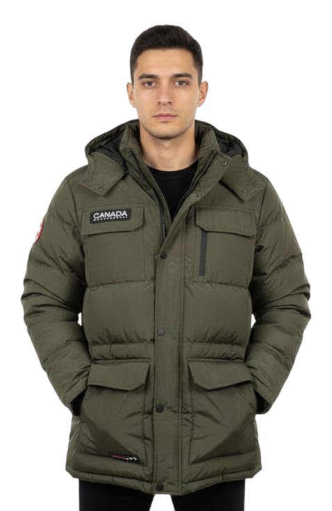 Men
s Heavyweight Hooded Puffer Jacket