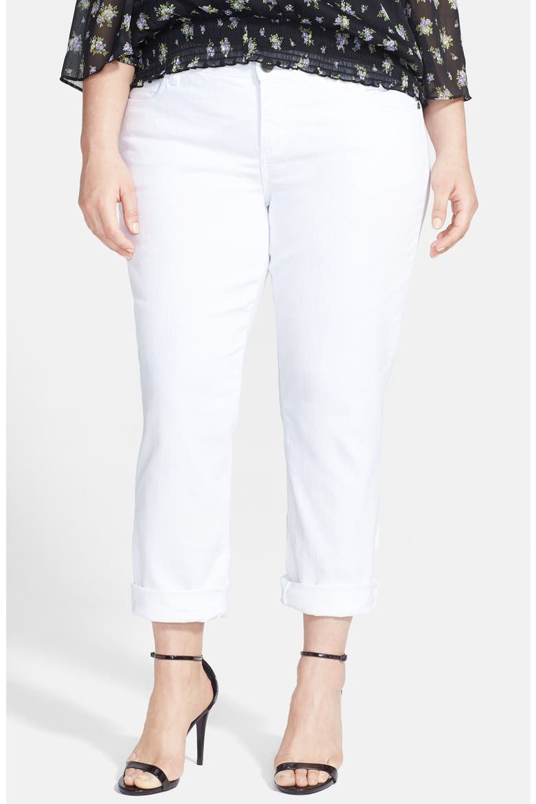 'Catherine' Boyfriend Jeans, Main, color, WHITE