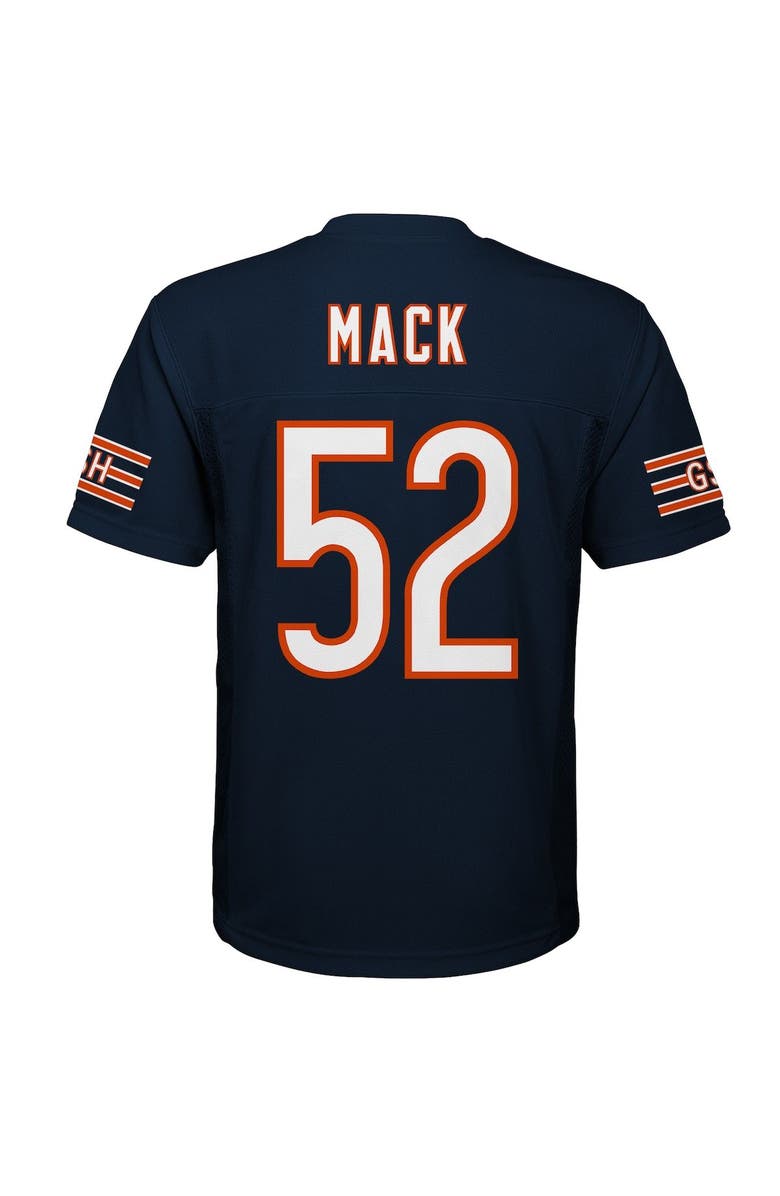 Outerstuff Youth Khalil Mack Navy Chicago Bears Replica Player Jersey, Alternate, color, 