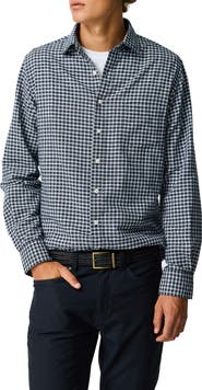 Rodd & Gunn McKerrow Check Cotton & Linen Shirt
