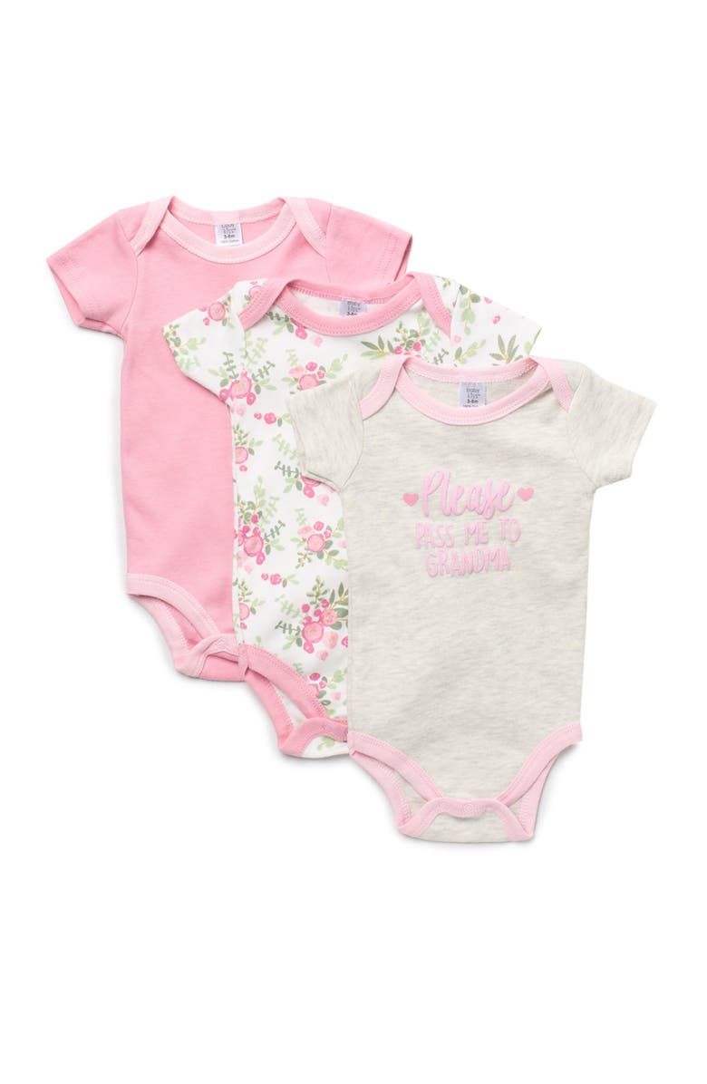 MODERN KIDS Short Sleeve Bodysuits - Pack of 3, Main, color,