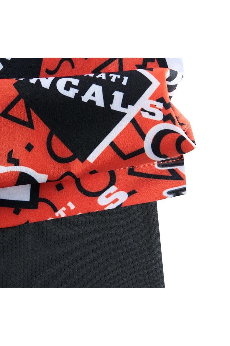 Men's Chubbies Orange Cincinnati Bengals Game Day Fit Classic Lined Swim Trunks, Alternate, color, Orange