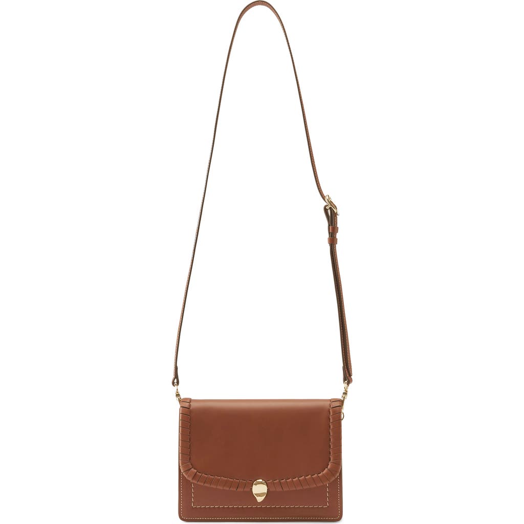Helen Kaminski Dauphine Leather Crossbody Bag In Brown
