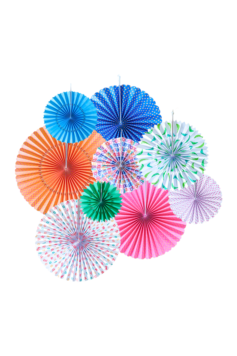Chicka Chicka Boom Boom Paper Fans, Main, color, Assorted Pre-Pack