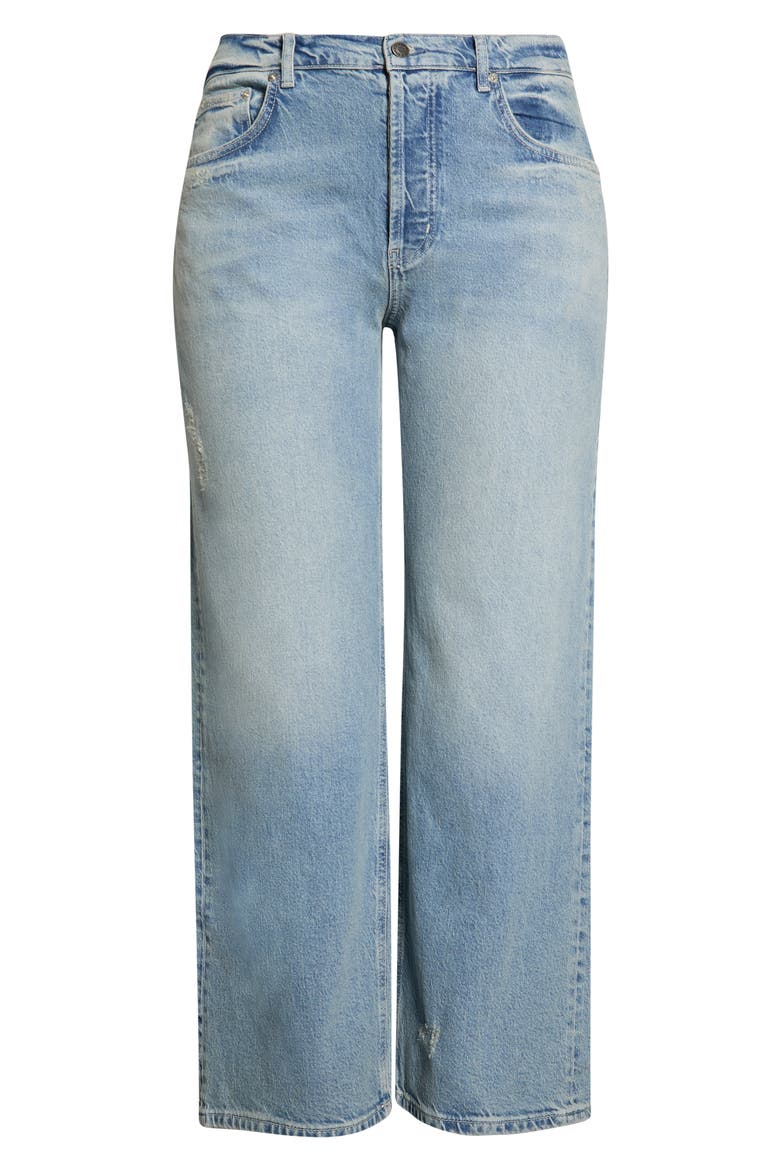 Del Mar High Waist Straight Leg Jeans, Main, color, VINTAGE AZURE