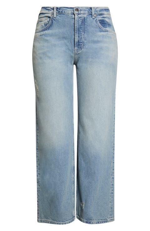 Del Mar High Waist Straight Leg Jeans