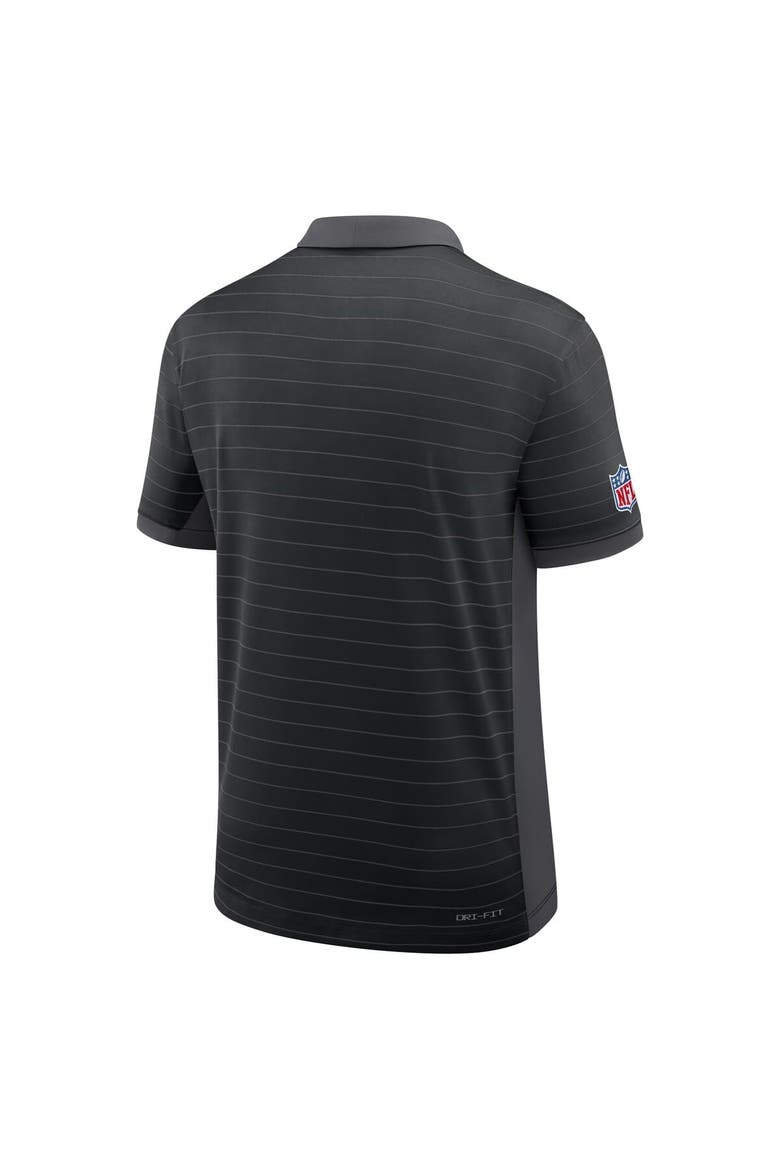 Men's Nike Black Cincinnati Bengals Sideline Victory Stripe Performance Polo, Alternate, color, Black