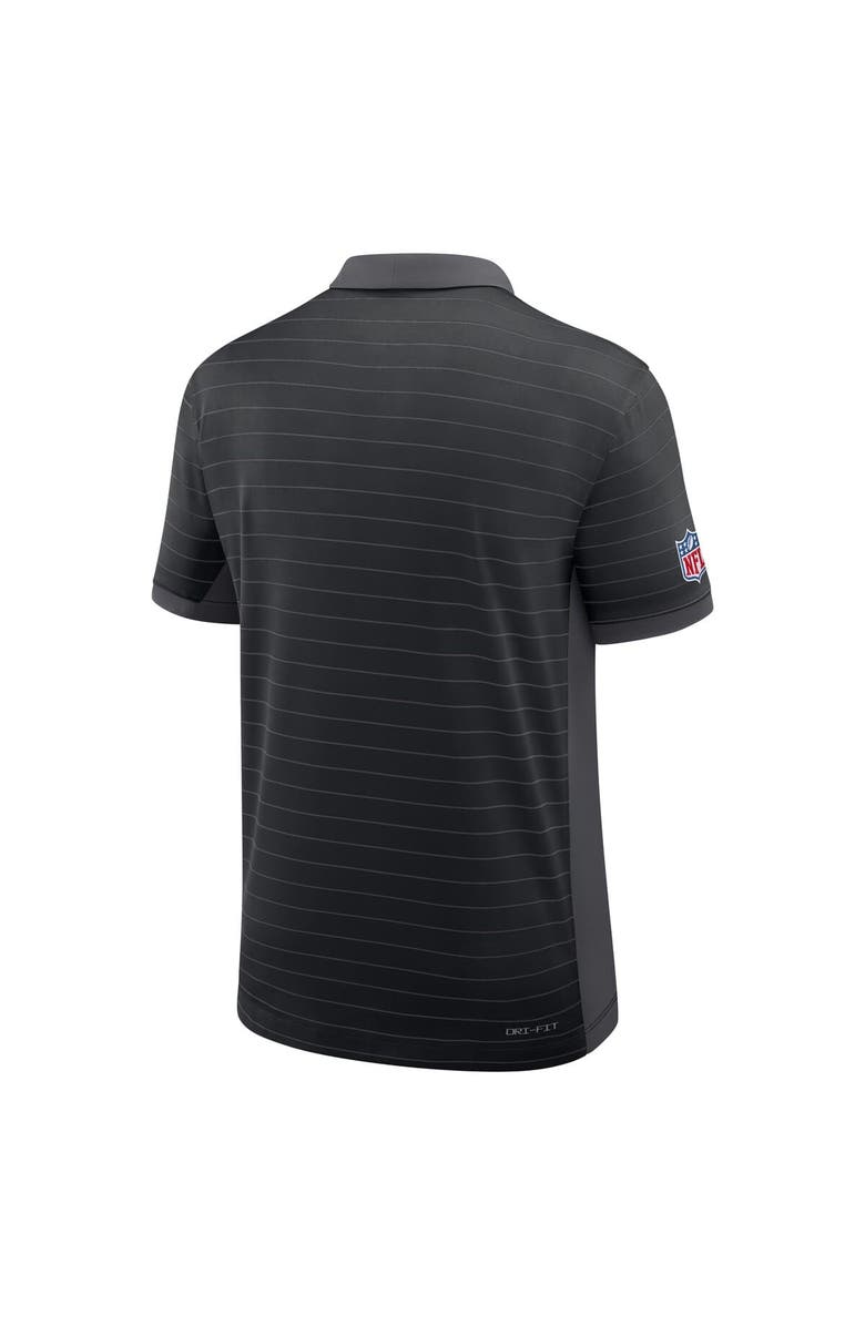 Nike Men's Nike Black Cincinnati Bengals Sideline Victory Stripe Performance Polo, Alternate, color, Black