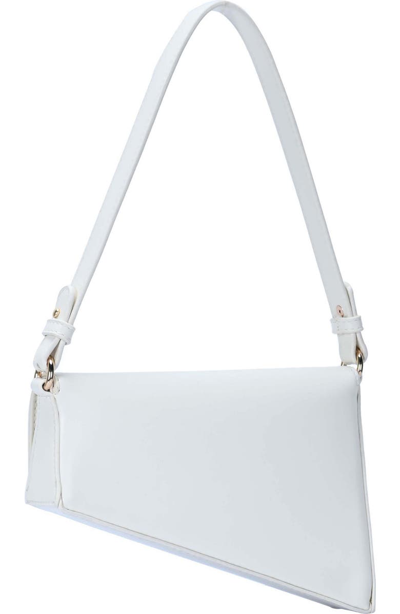 Madison West Mini Asymmetric Shoulder Bag, Alternate, color, Cream
