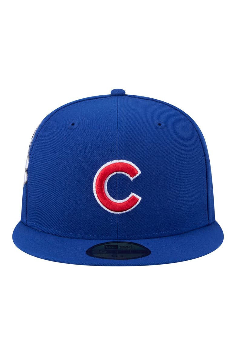 Men's New Era  Royal Chicago Cubs Hidden Hit 59FIFTY Fitted Hat, Alternate, color, Royal