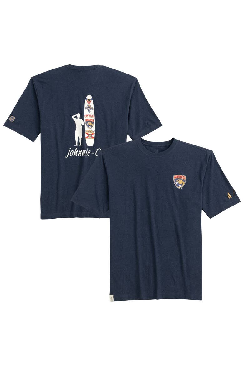 Men's johnnie-O Navy Florida Panthers Heathered Spencer T-Shirt, Main, color, Navy
