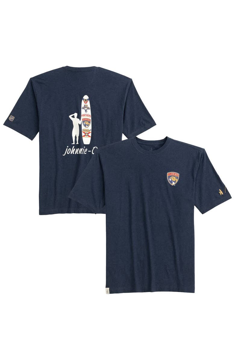 johnnie-O Men's johnnie-O Navy Florida Panthers Heathered Spencer T-Shirt, Main, color, Navy