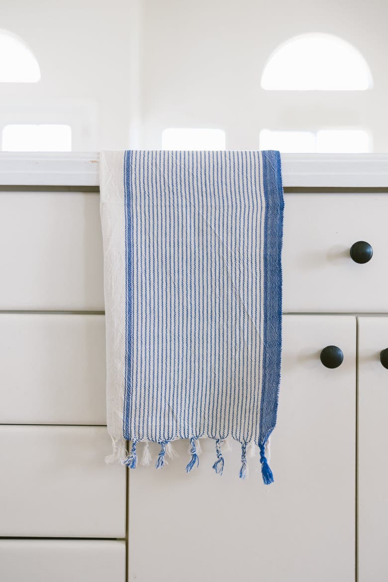 Tribeca Hand Towel, Alternate, color, Ivory Blue