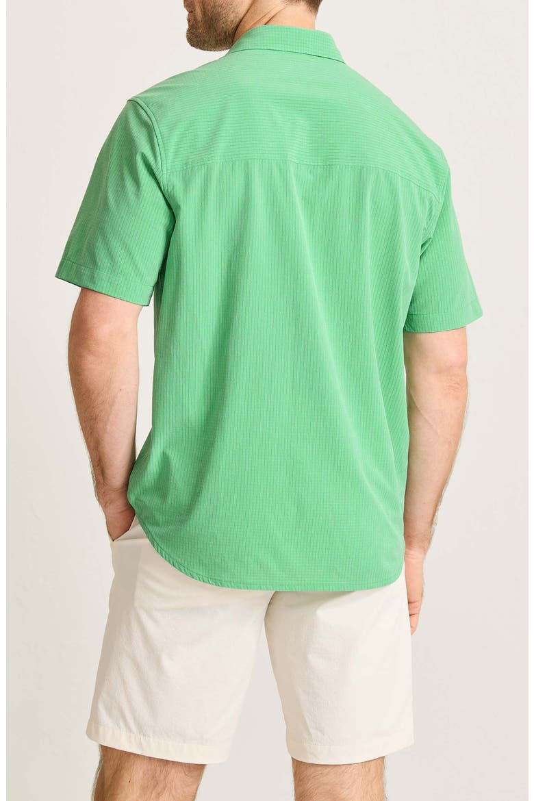 Bahama Coast Venice Vines IslandZone® Short Sleeve Button-Up Shirt, Alternate, color, BRIGHT PALM GREEN