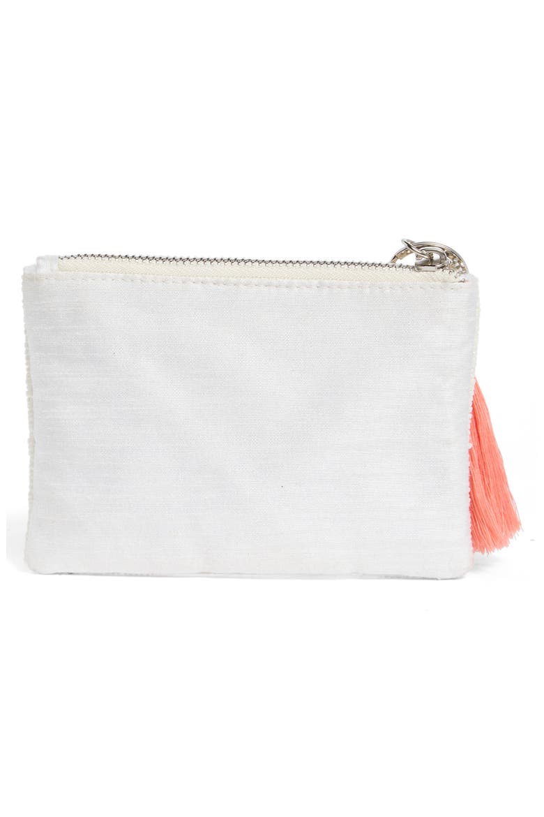 Beaded Bicycle Coin Pouch, Alternate, color, IVORY MULTI