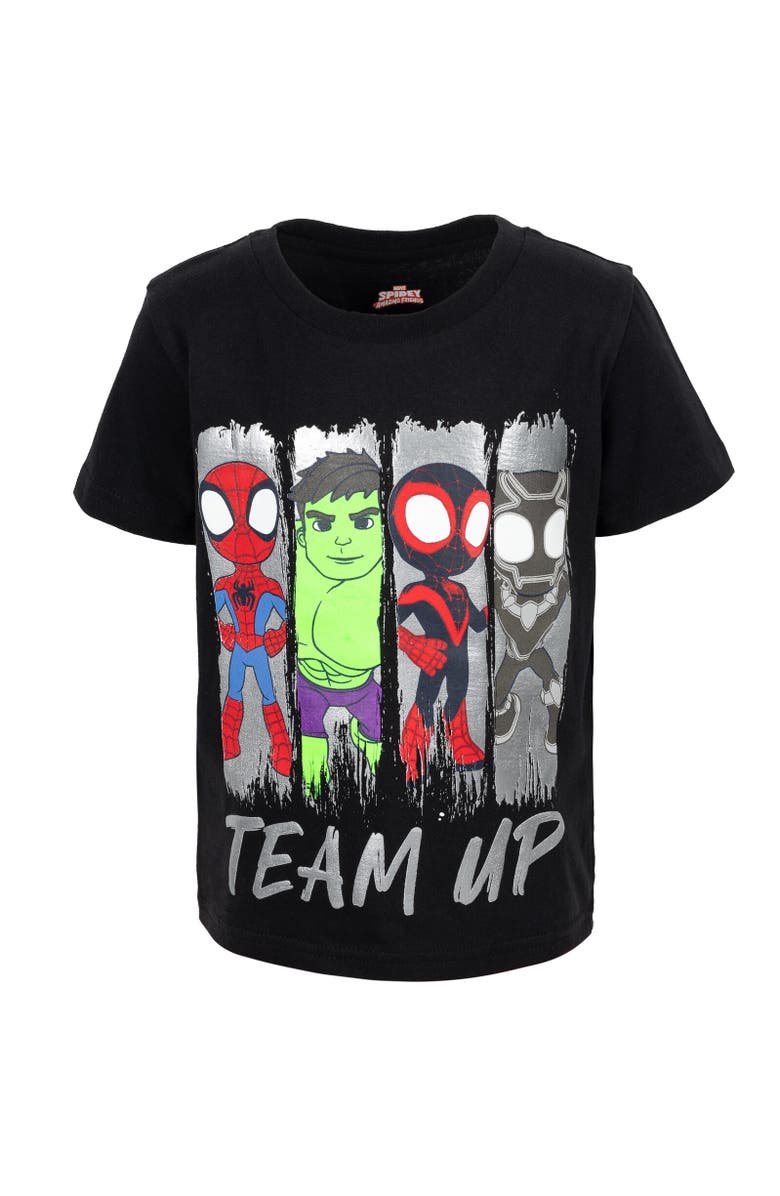 Marvel Spidey and His Amazing Friends 3pc Tank Top, Tee & Shorts Set, Alternate, color, Multicolor