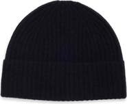 Nordstrom Cashmere Ribbed Cuff Beanie