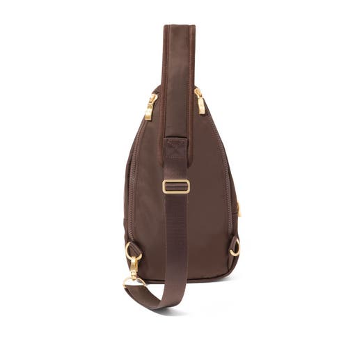 Baggallini Central Park Sling Bag In Brown