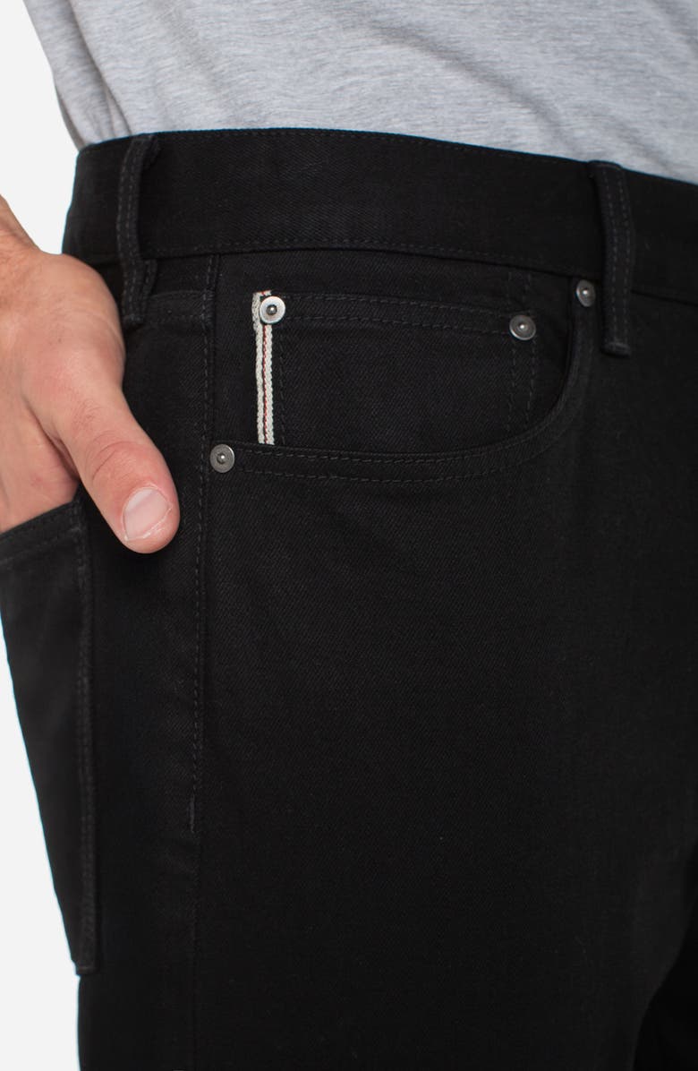 Liverpool Los Angeles Bedford Vintage Straight Jeans, Alternate, color, Black Rinse