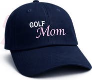 Bits & Bows Women's Golf Mom Bow Baseball Hat