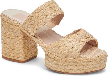 Latoya Raffia Platform Sandal