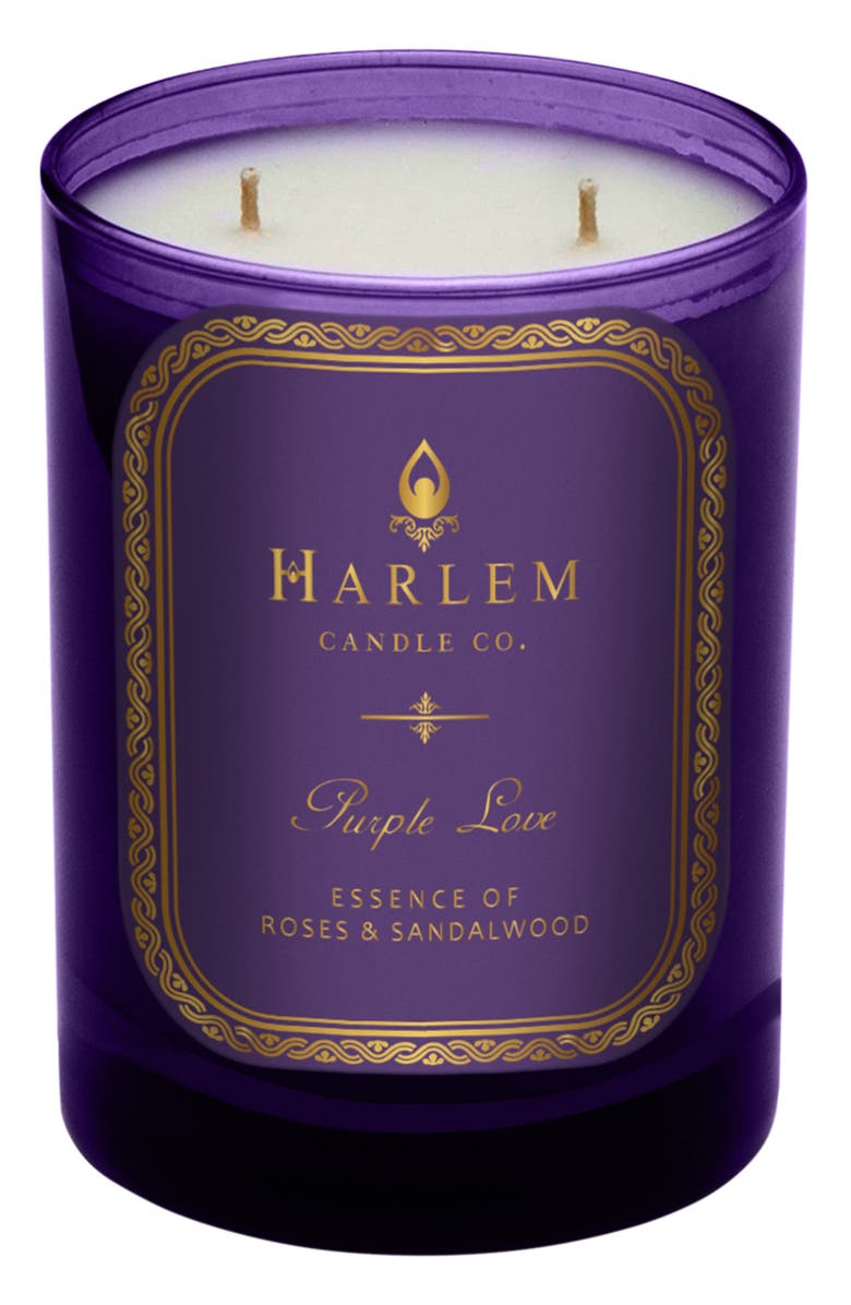 Harlem Candle Co. Purple Love Candle, Main, color, 