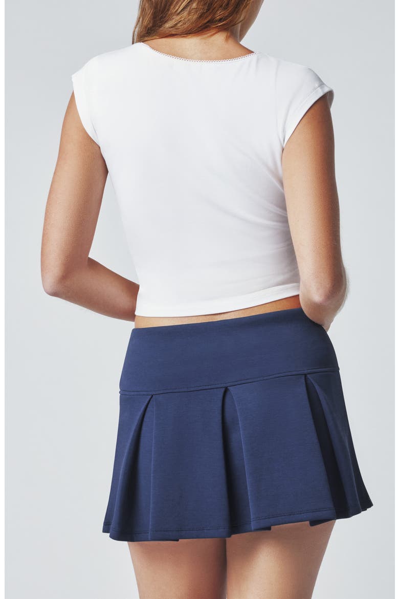 Lace Trim T-Shirt, Alternate, color, BRIGHT WHITE
