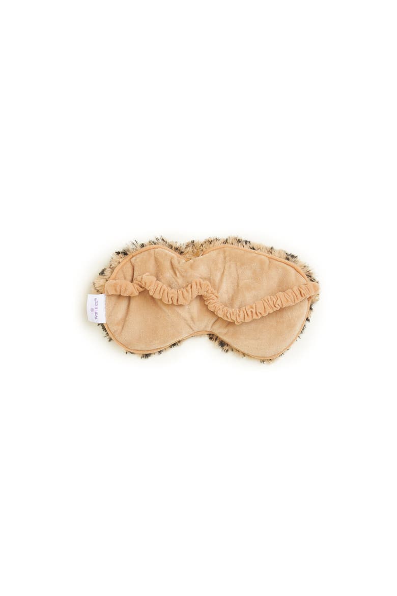 Plush Eye Mask, Alternate, color, Brown Multi Color