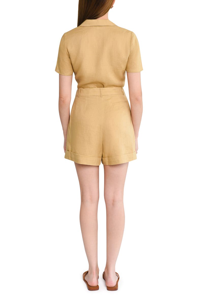 WAYF On the Road Linen Shorts, Alternate, color, 