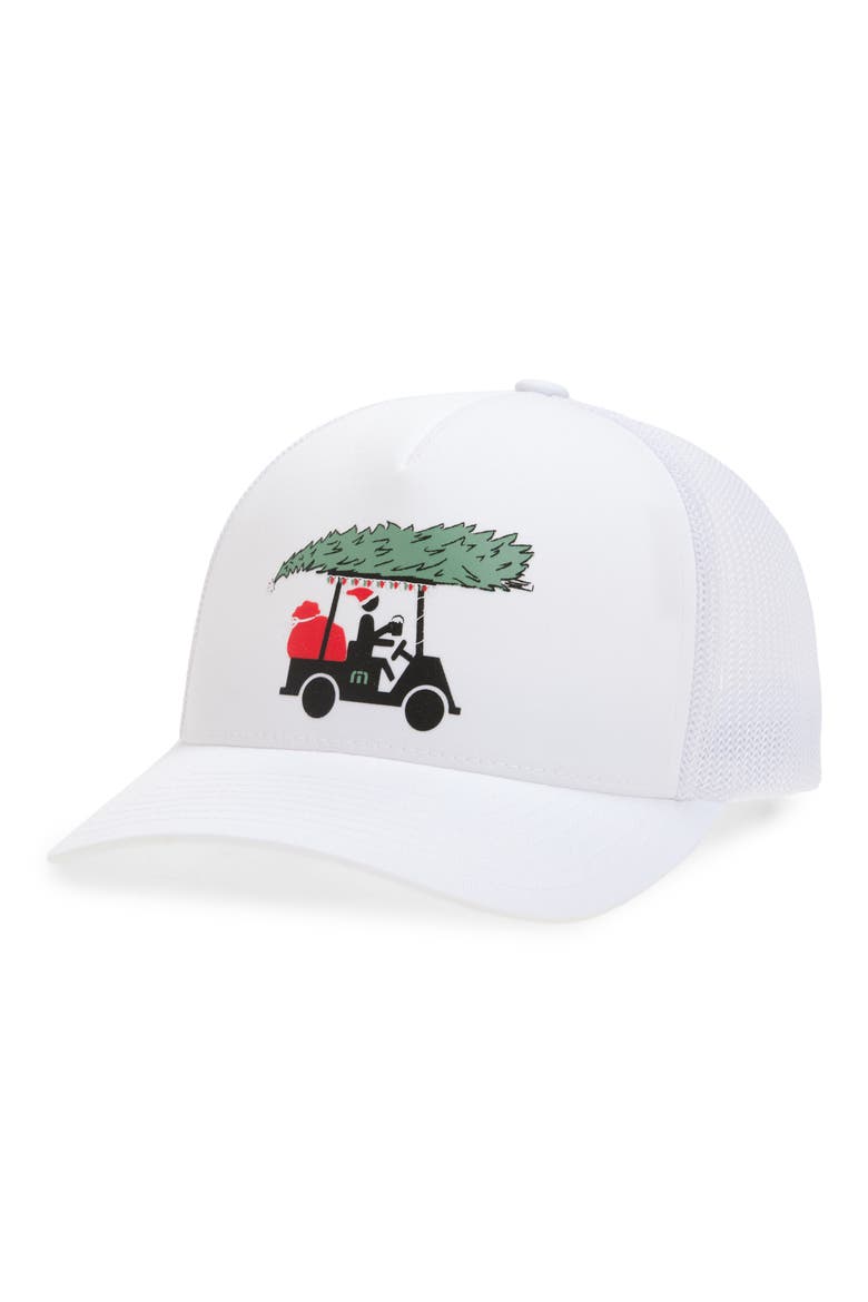 Bag of Gifts Baseball Cap, Main, color, WHITE