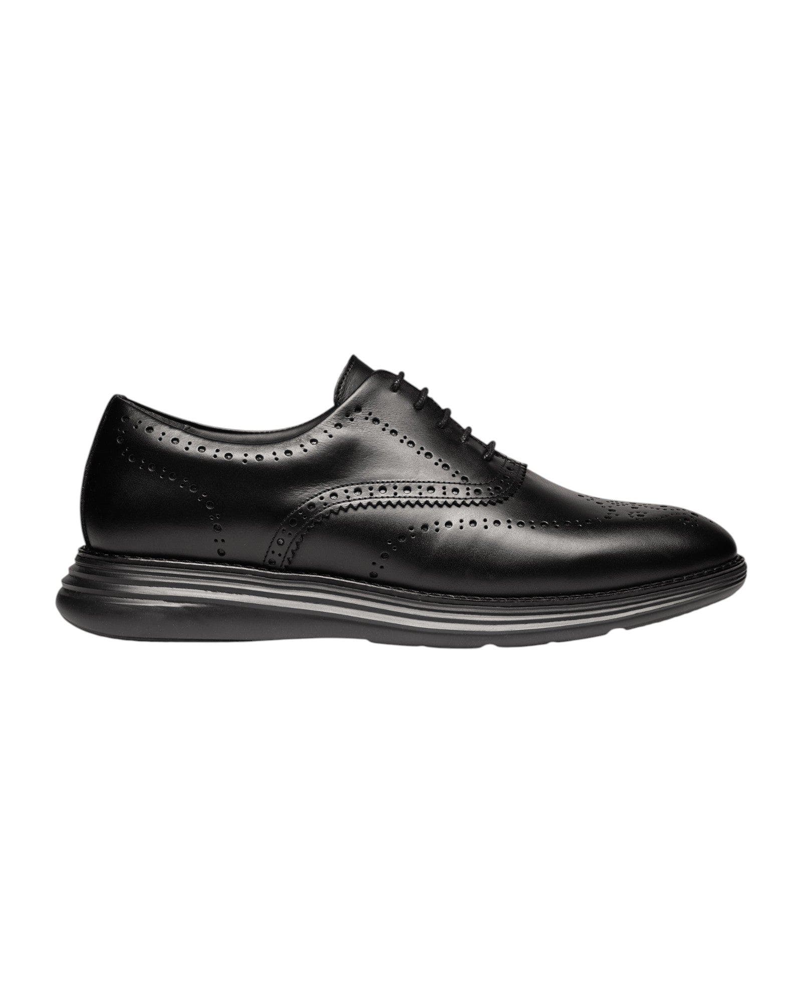 Charles Tyrwhitt Leather Hybrid Trainers, Alternate, color, Black