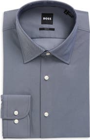 BOSS Hank Slim Fit Performance Dress Shirt
