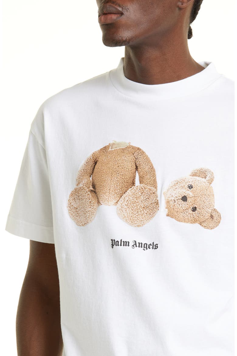 Headless Bear Cotton Graphic Tee, Alternate, color, WHITE BROWN