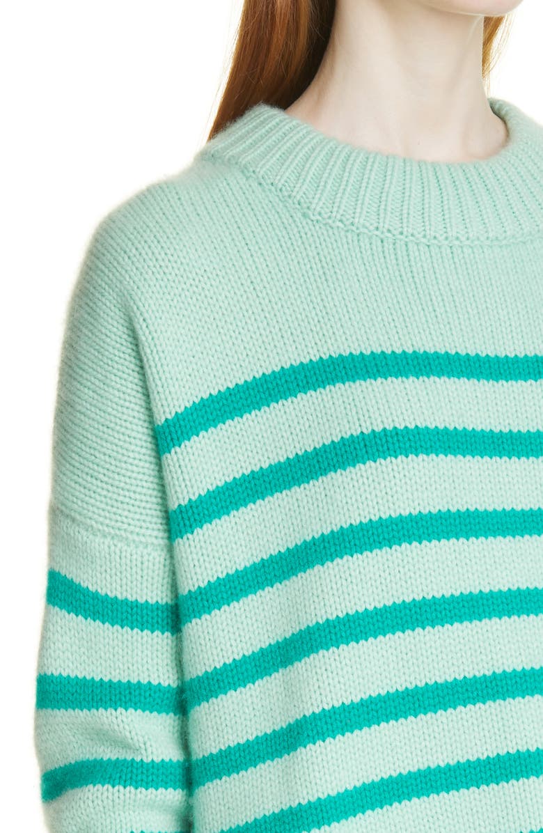 La Ligne Marin Stripe Wool & Cashmere Sweater, Alternate, color,