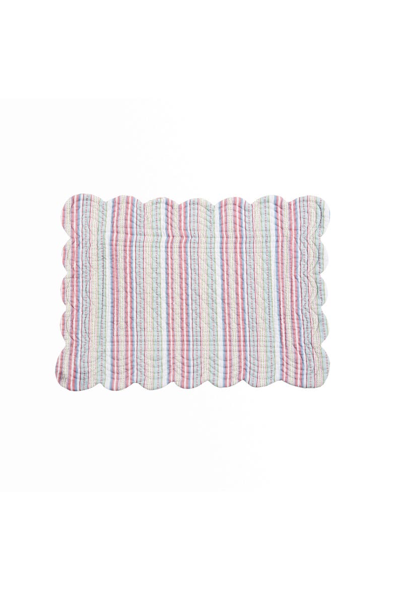 Maisie Cotton Quilted Reversible Placemats Set of 6, 13" x 19", Alternate, color, Yellow