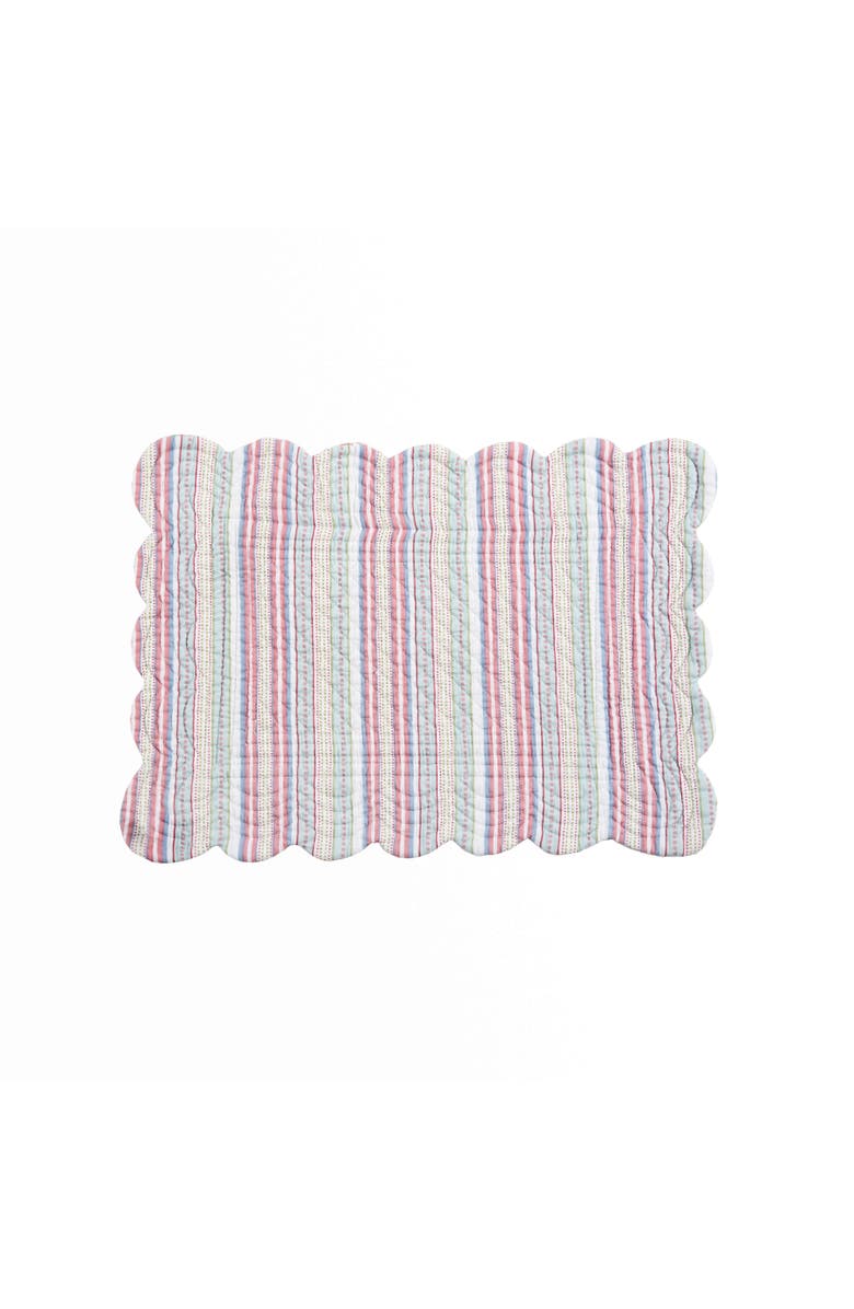 C&F Home Maisie Cotton Quilted Reversible Placemats Set of 6, 13" x 19", Alternate, color, Yellow