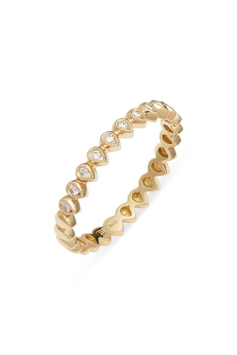 Simple Obsession Geometric Diamond Ring (Nordstrom Exclusive), Main, color, YELLOW GOLD/ DIAMOND