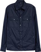 Moncler Water Repellent Nylon Ripstop Shirt Jacket
