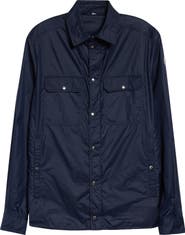 Moncler Water Repellent Nylon Ripstop Shirt Jacket
