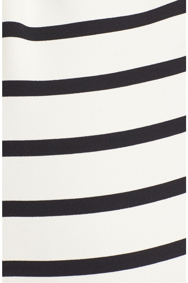 'Parcel' Stripe Trench Coat, Alternate, color, VINTAGE LACE