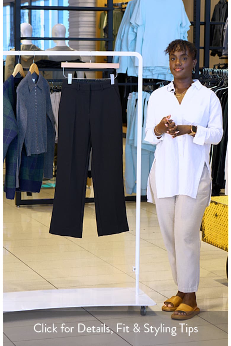 The Lena Slim Cropped Trousers video