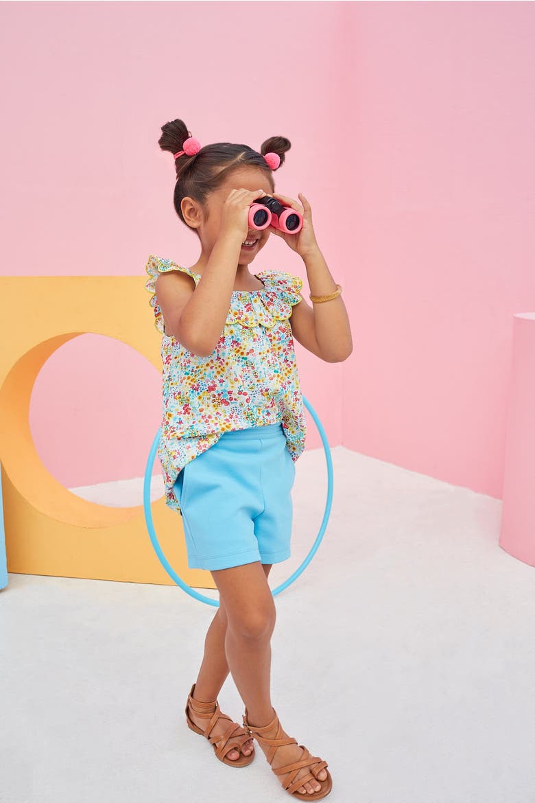 Kids' Basic Shorts, Alternate, color, Turqouise Pique