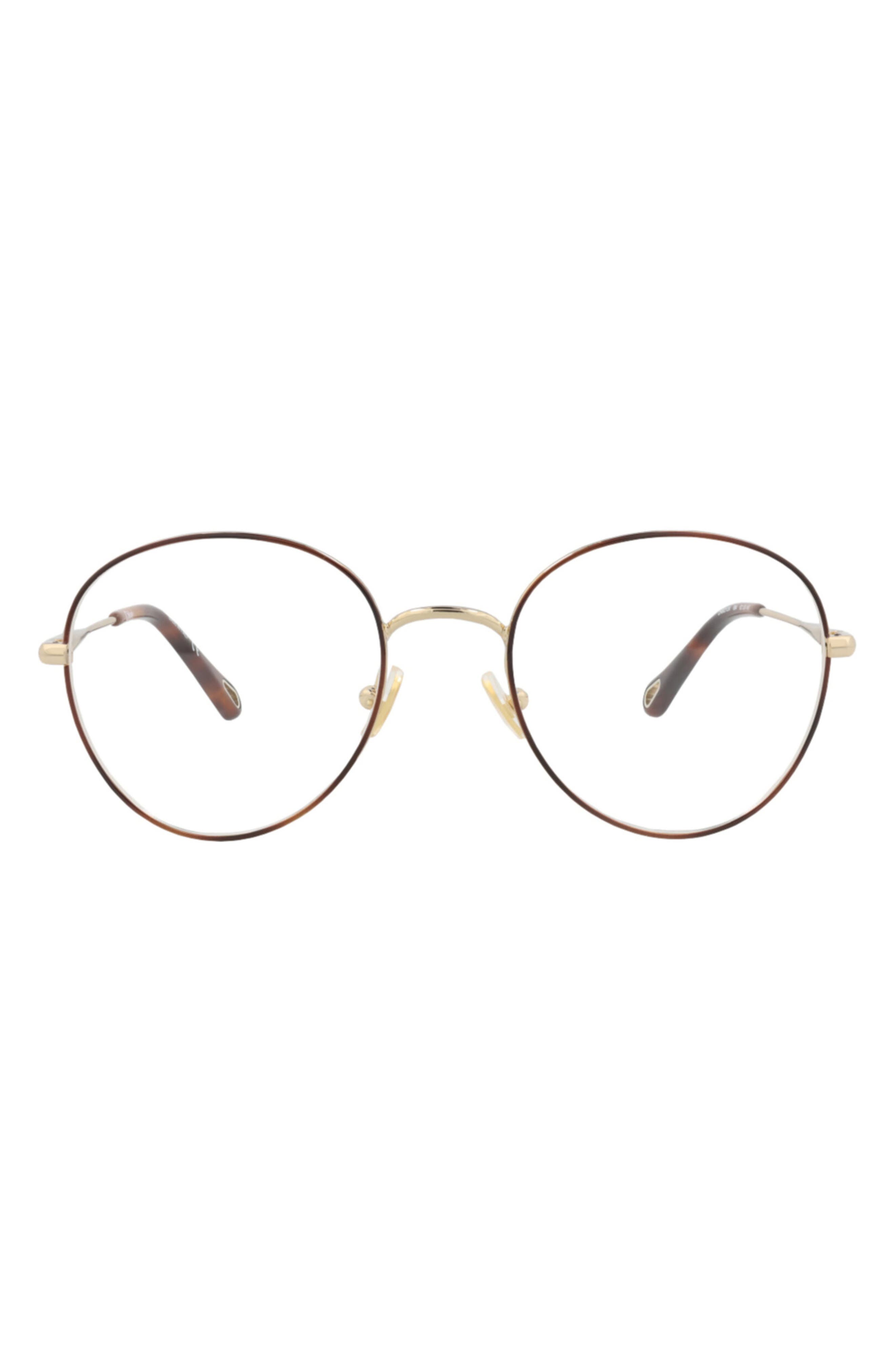 Chloé 52mm Round Optical Glasses