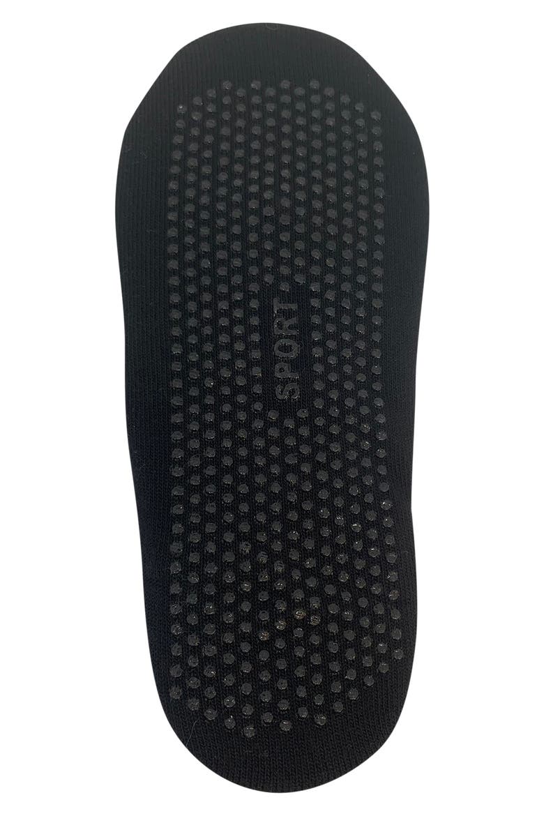 Good Pointe 2-Pack Cotton Blend Grip Socks, Alternate, color, BLACK
